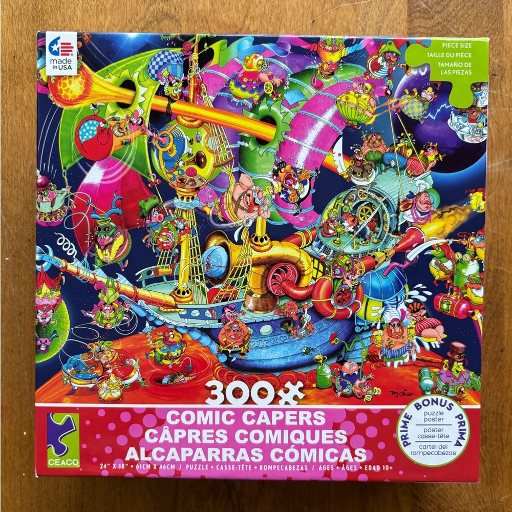 Comic Capers Puzzle 🧩